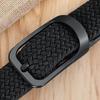 New Non-hole MEN'S AND WOMEN'S Woven Belt Elastic Stretch Canvas Belt Female Versatile Student Pants Belt
