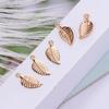 Mini Leaf Pendant Accessories for DIY Necklaces & Bracelets, 6x13mm, Handmade Adornments