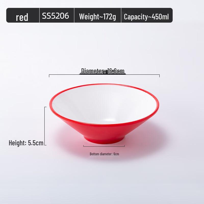 

ZISIZ Nordic Style Melamine Imitation Porcelain Douli Bowl