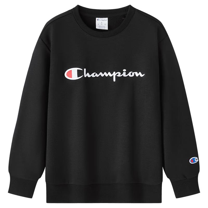 Champion Kids' Classic Logo Embroidered Fleece Crewneck Sweatshirt