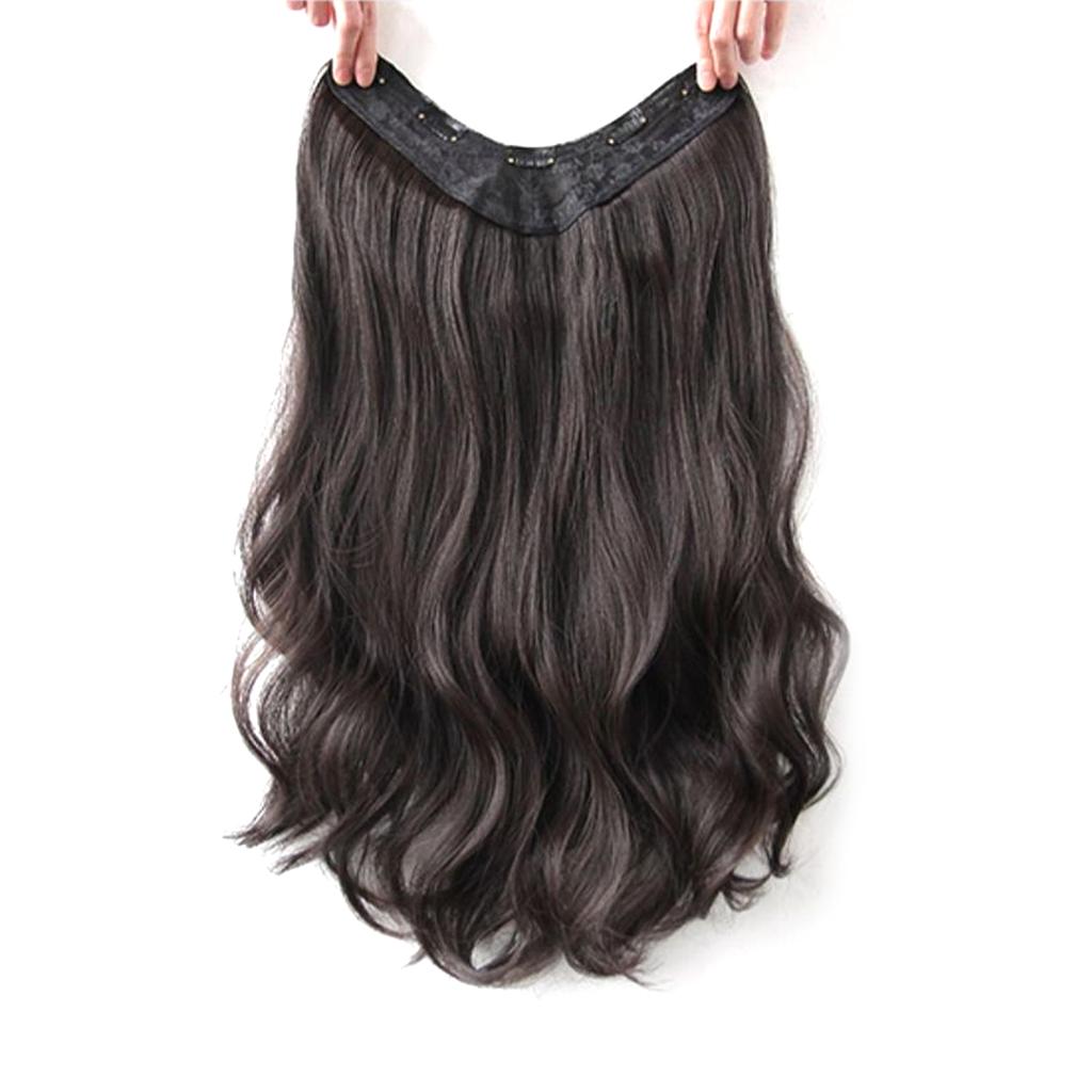 45/60cm Synthetic Curly Wig Piece U-Shape Natural Fluffy Large Wavy Curly Hair Wig With Clip Wedding Party Costume Wig Props