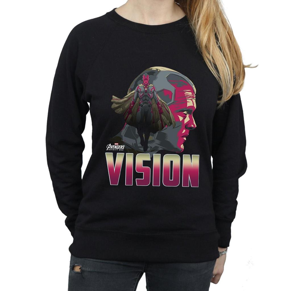 Marvel Womens/Ladies Avengers Infinity War Vision Character Sweatshirt