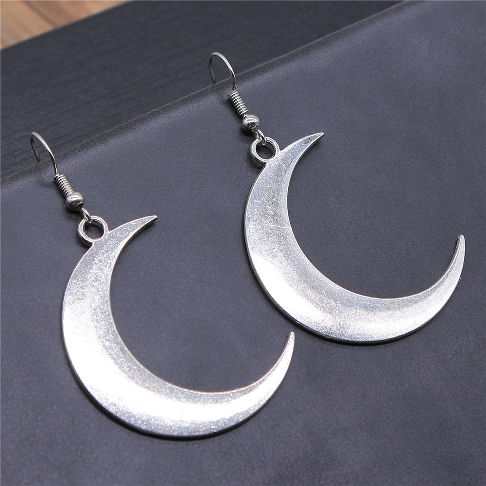 Vintage Totem Earring Sun & Moon Dangle Earrings Geometric Women Dangle Earrings Star Moon Female Korean Jewelry