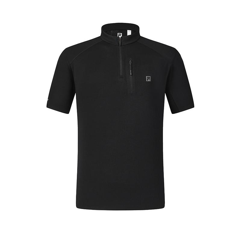 New FILA EXPLORER T Shirt Men's Pitch Black A11M437117FBK