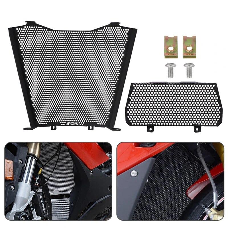 For BMW S1000RR/Sport/Motorsport  -2023 Radiator Grille Guard Cover And Oil Cooler Guard Set M1000R M 1000 RR S1000 R