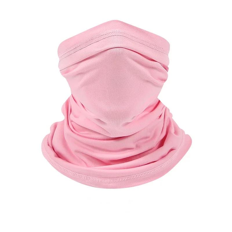 Ice Silk Face Cover mask Neck Tube Quick-drying Outdoor Fishing Cycling Magic Motorcycle Breathable Bandana UV Protection Scarf