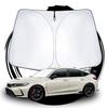Ruiya Windshield Sunshade for the 2022 Honda Civic Type R FL5, UV Protection, Foldable, No Suction Cups Required, Customizable Parts