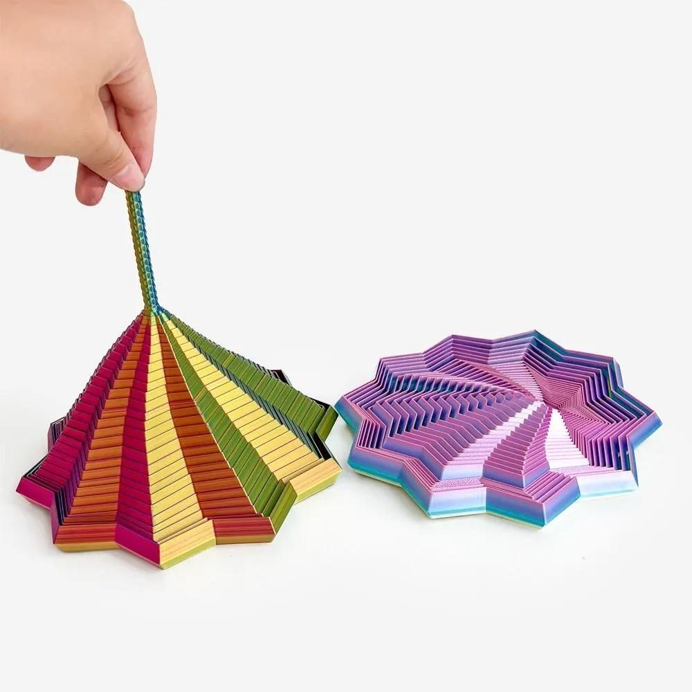 3D Printing Fractal Fidget Star Model Expanded Expanded Sensory Model AntiAnxiety Toy Kid/ Adult
