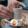 15-Piece Pottery & Clay Carving Tool Set for DIY Sculpting and Modeling