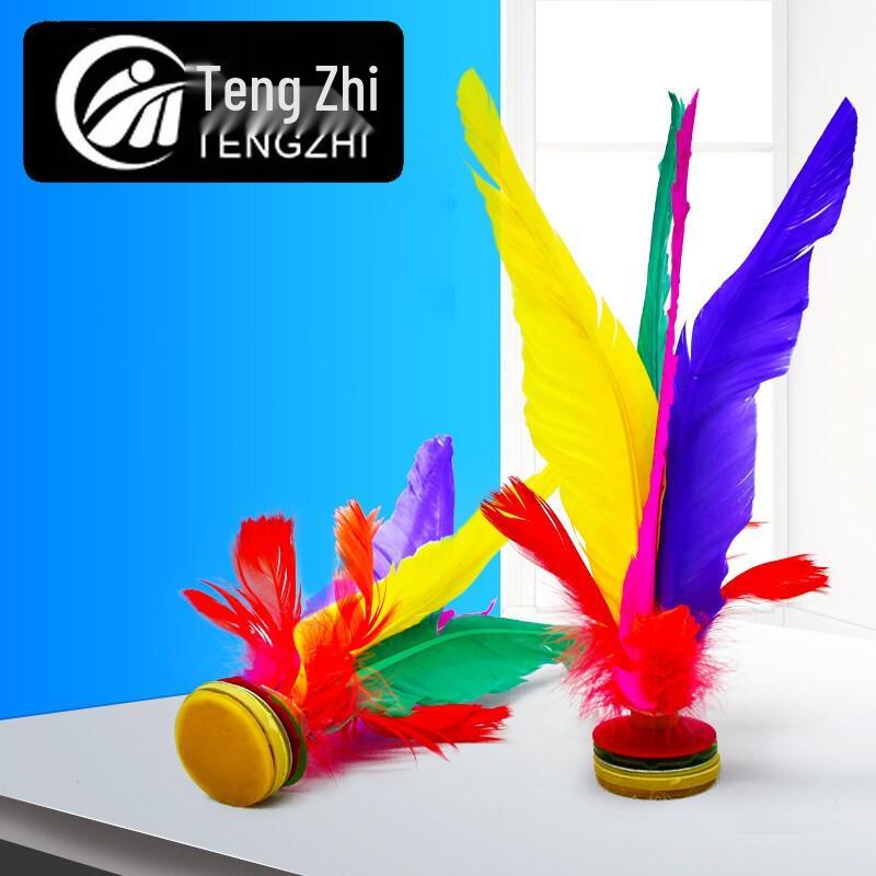 Colorful Feather Jianzi Shuttlecocks