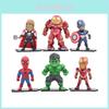 Set aus 6 erschwinglichen Alliance-Actionfiguren Hulk Iron Man Spider-man und mehr!