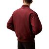 Calvin Klein Solid Color Spliced Comfortable Baseball Collar Drop Shoulder Long Sleeve Jacket Unisex Jacket Rust 40EM525-XVK