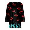 Women's T Shirt Tee Fashion Casual Round Neck 3/4 Sleeve Loose Printed T-Shirt Ladies Top