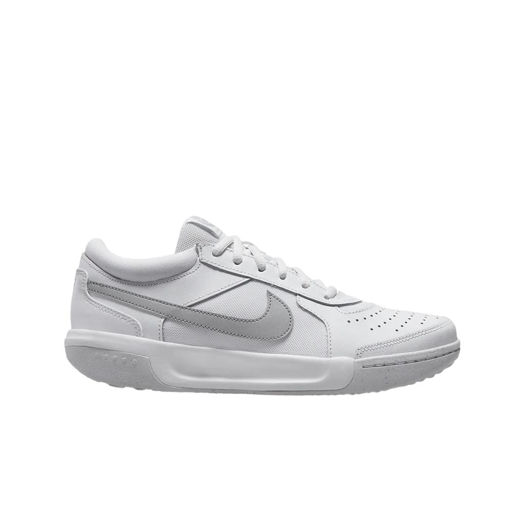 (w) Nike Court Air Zoom Lite 3 White Metallic Silver