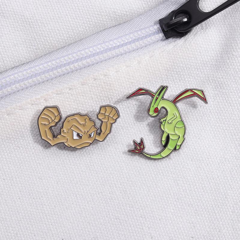 Charming Animal Shaped Alloy Brooch Unique Cartoon Character Pin For Pets And People