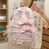 Schoolbag Japanese and Korean niche bow design student schoolbag ins small wind fresh high value backpack women commuter backpack