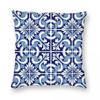 Federa per Cuscino Quadrata Azulejo Lisbona Azulejos Lisboa Copricuscino Cuscino Decorativo per Casa Divano Soggiorno