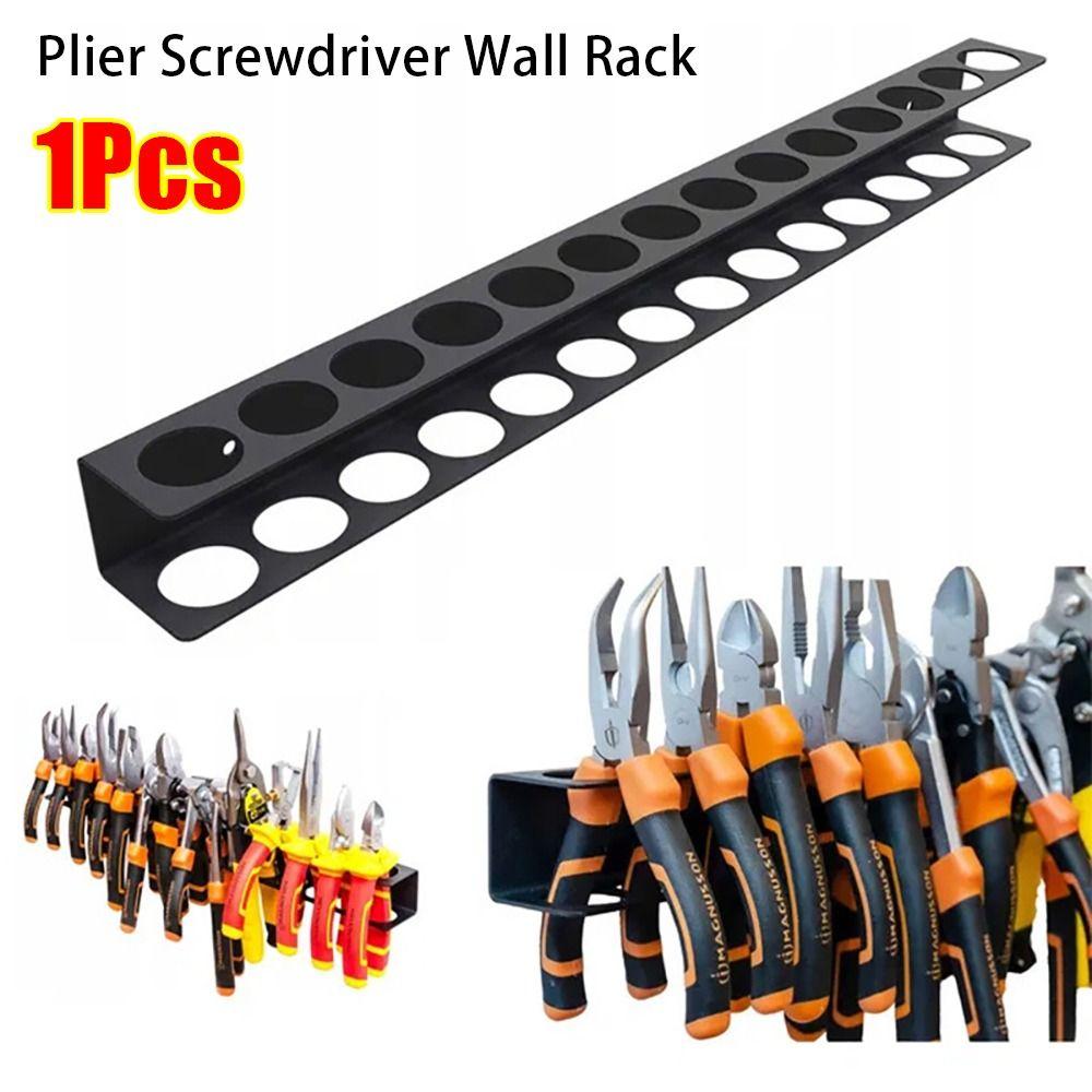 1Pcs Workshop Accessory Pliers Holder Hammer Plier Tool Storage Organizer Screwdriver Wall Rack
