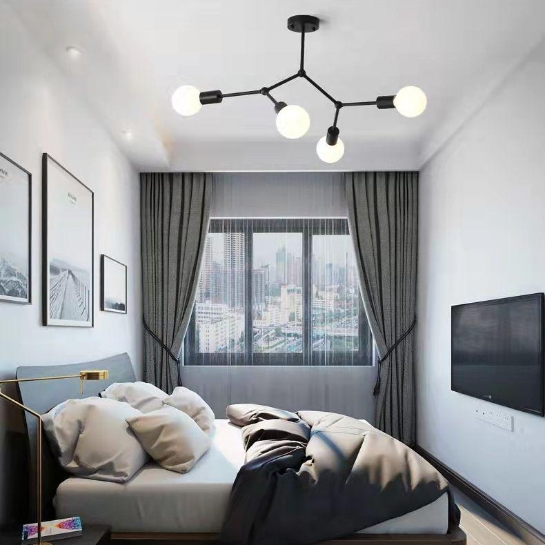 

Скандинавский дизайн 3/4/6 лампочек DIY металлическая люстра золотой подвесной светильник для кухни остров столовая светильники для потолка современный подвесной светильник потолочный 4 heads чёрный