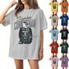 Casual Dames T-shirt met Ronde Hals en Korte Mouwen