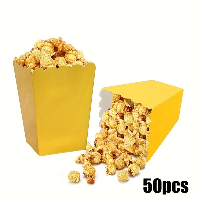 50 Stück Pure White Popcorn Boxen Container Geburtstagsgäste Leckerli-Taschen Hochzeit Brautverpackungsbox Hochzeitsgeschenkbox Hochzeitssachen Ausverkauf