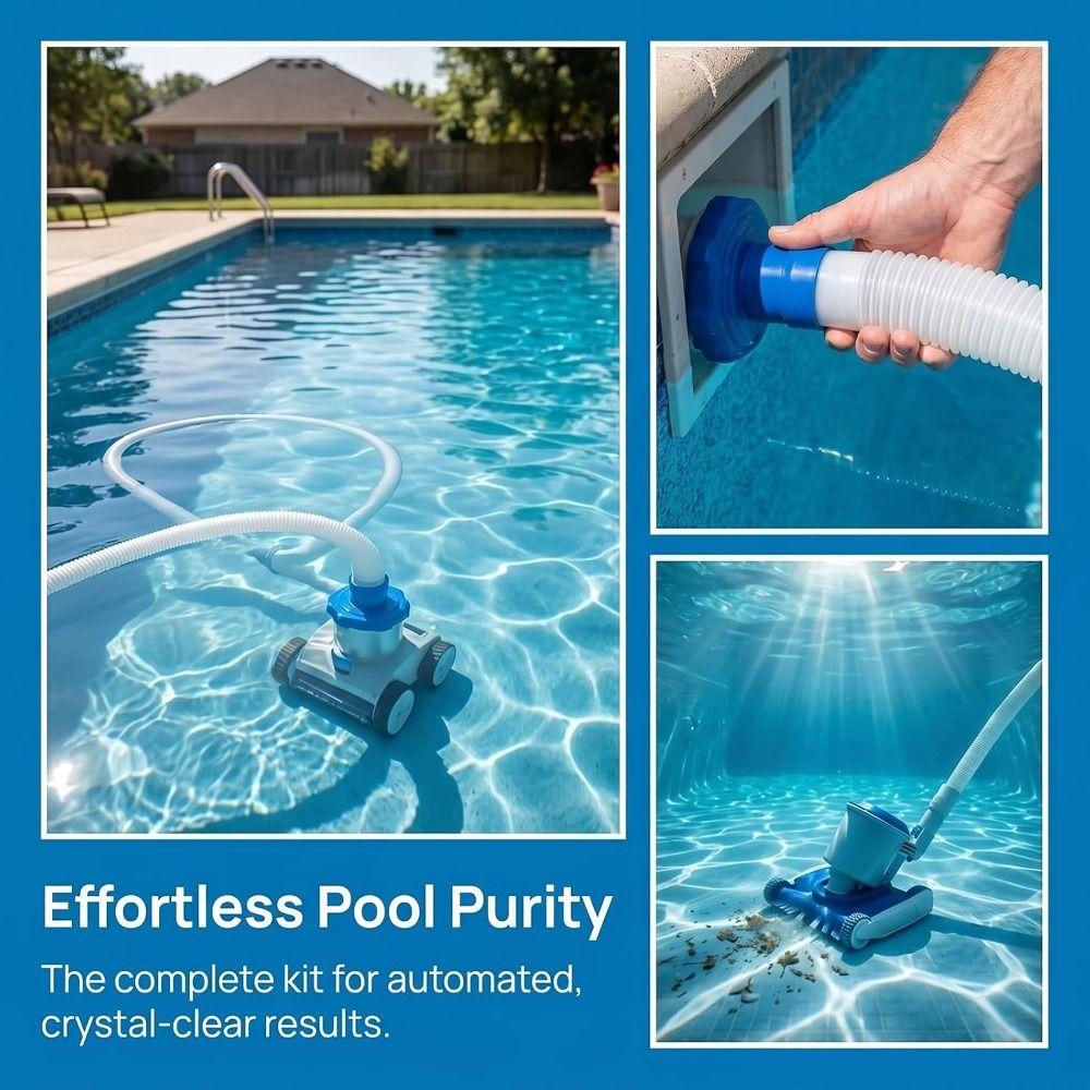 Leak-Proof Pool Skimmer Adapter Quick Connect Pool Replacement Part  for Intex 25016