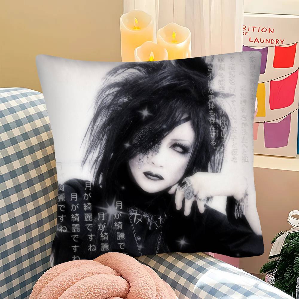 1Pc N-Mana M-Malice Gothic Mizer Pillow Case Fashion Square Pillowcase Bedroom Sofa Room Ins Decoration Leisure