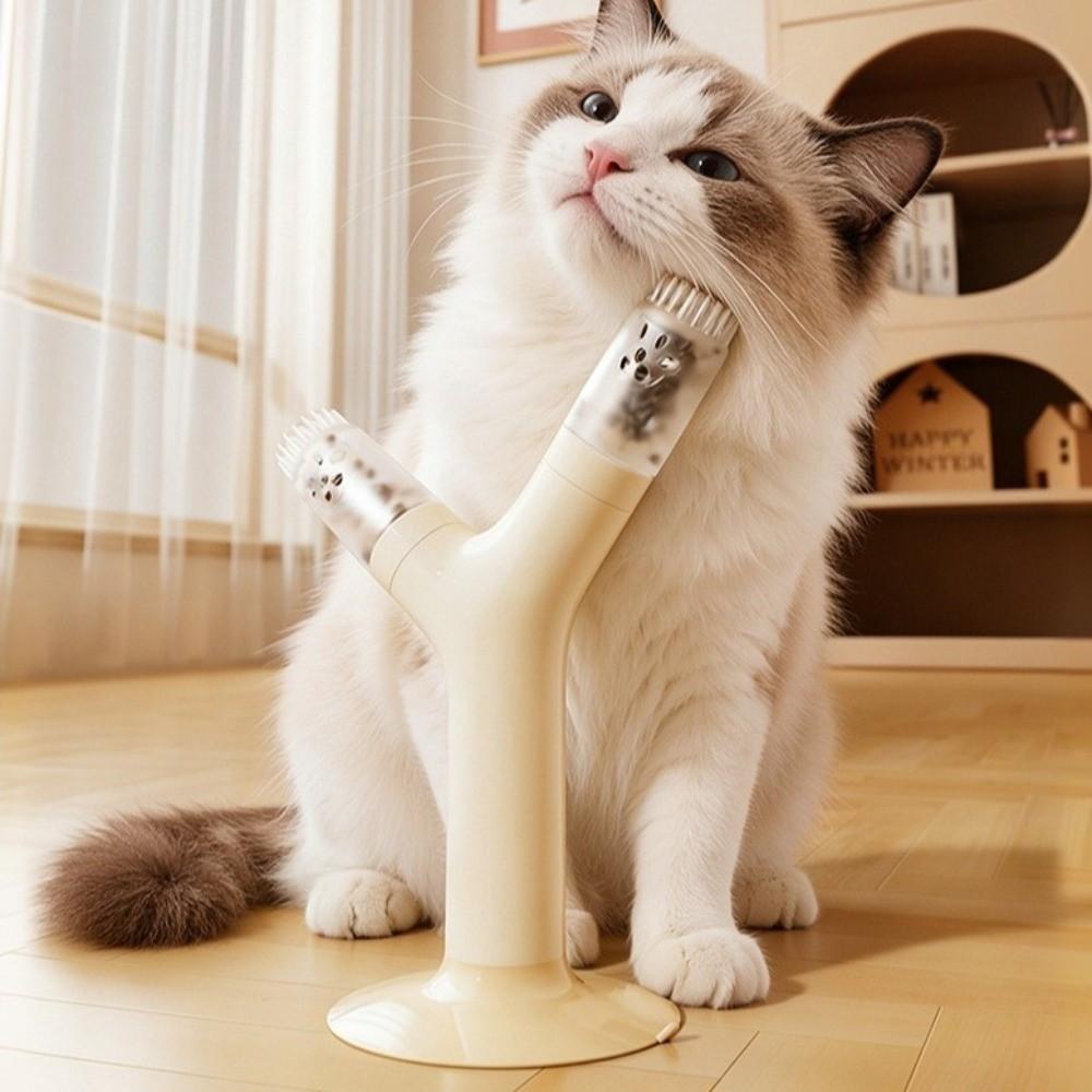 Removable Cat Itching Stick Soft Pet Hair Removal Comb Durable Pet Toothbrush Cat Toy