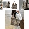 Fashionable Large Capacity Fall Casual Minimalist Tote Bag For Women In Khaki Brown And White
