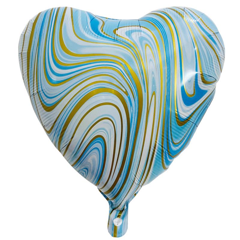 Aluminum Film 18-inch  Agate  Balloon Colorful Peach Heart-shaped Five-pointed Star Party Decoration