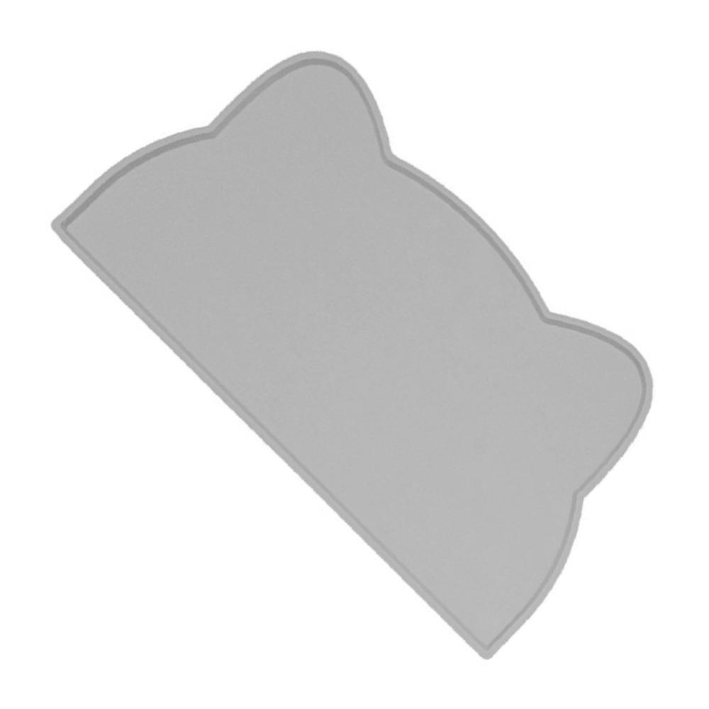 Soft Anti Slip Silicone Cat Bowl Mat 17.32in Long 9.45in Wide Feeding Mat Dog Bowl Mat Cat Feeding