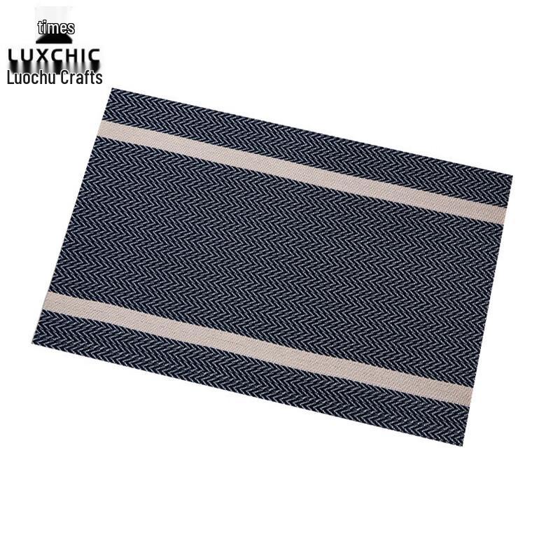 Japanese Style Striped Heat-Insulating Placemat Set