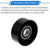 1 Pc Drive Belt Idler Pulley for Ford Escort 1998-2004,for Ford for Mustang 1998-2004 Iron Black Serpentine Tensioner Pulley Idler