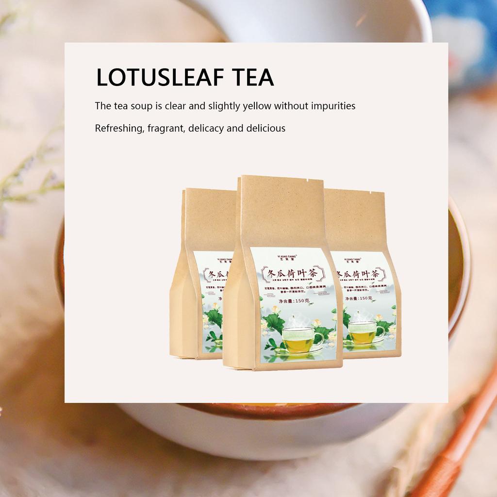 150g 30 Count Winter Melon Lotusleaf Tea Bag Dried Rose Healthy Scented Tea for Home Office
