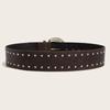 Fashion Heavy-Duty Rivet Wide Belt Harajuku Vintage Waist Strap Punk Rock Y2K Pin Buckle Waistband For Women
