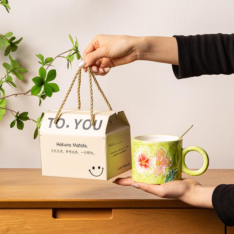 Graduation Gifts To Teachers and Girls Gift Cups Ceramics High Value Practical Gifts Water Cups Souvenirs Tea Cups