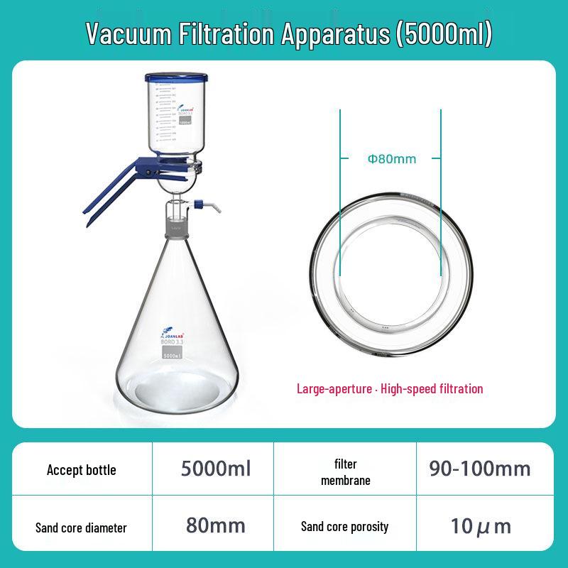 JOANLAB Adjustable Oil-Free Vacuum Pump for Lab Filtration