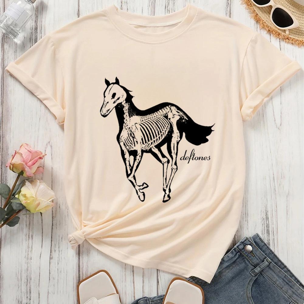 

Deftones tshirt teen Punk harajuku Y2k Grunge hip hop Psychedelic tshirt Trendy Punk harajuku 80s Vintage Comfortable L