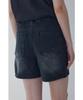 Bobeu Vintage Washed Denim Shorts_Black 7156255004