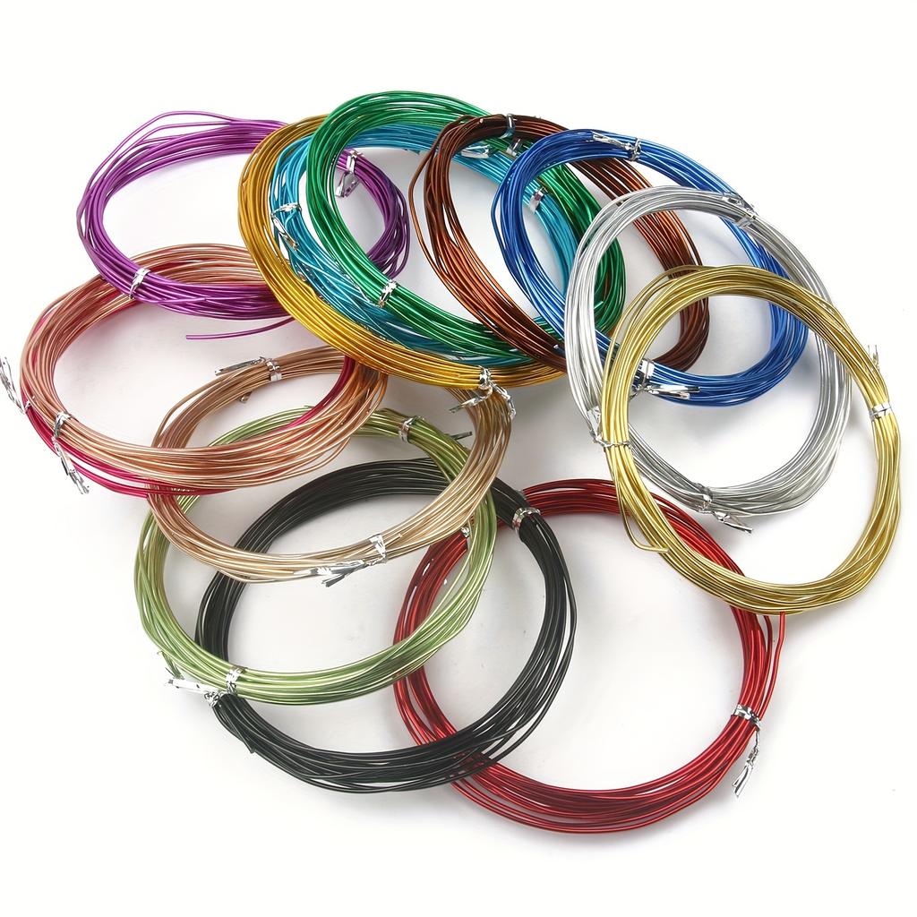 Flexible Art String With 14 Colors Of Stainless Steel And Aluminum Craft Wire, Used For Making Jewelry Accessories In Bead Stringing.