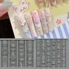 3D Silicone Nail Art Mold Bowknot, Butterfly, Little Rabbit, Photo Frame Design DIY Nail Decor Clear Manicure Template