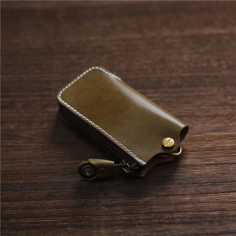 Men's Vintage Leather Car Key Case
