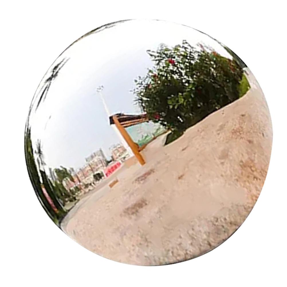 Полированный шар для созерцания Нержавеющая сталь Отражающий глобус для сада Двора Газона Наружный Декоративный Металлический Шар Украшение 15X15X15CM