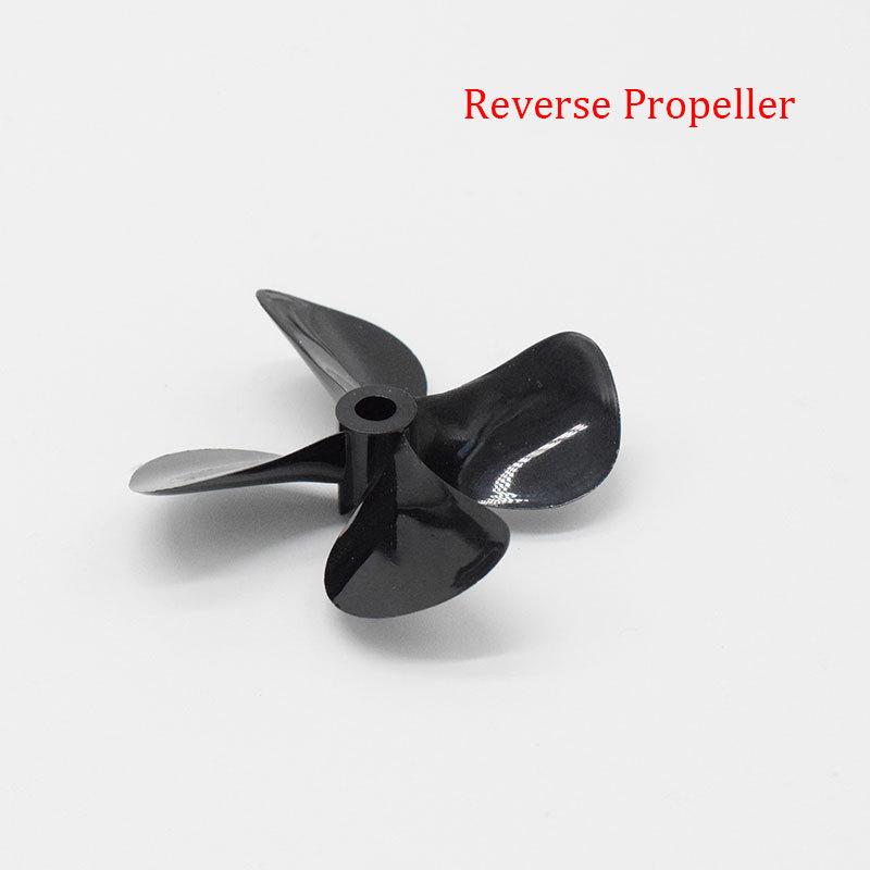 1pc Rc Boat Propeller High Thrust 4 Blades Propeller Positive & Reverse Paddel Fits For Rc Bait Boat Trawl Boat DIY Ship Parts