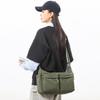 Unisex Large Capacity Multi-Pocket Crossbody Tote - Water-Repellent Workwear Style Shoulder Bag
