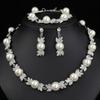 Light Luxury Niche Retro Pearl Necklace Set Clavicle Necklace Bridal Accessories Bracelet