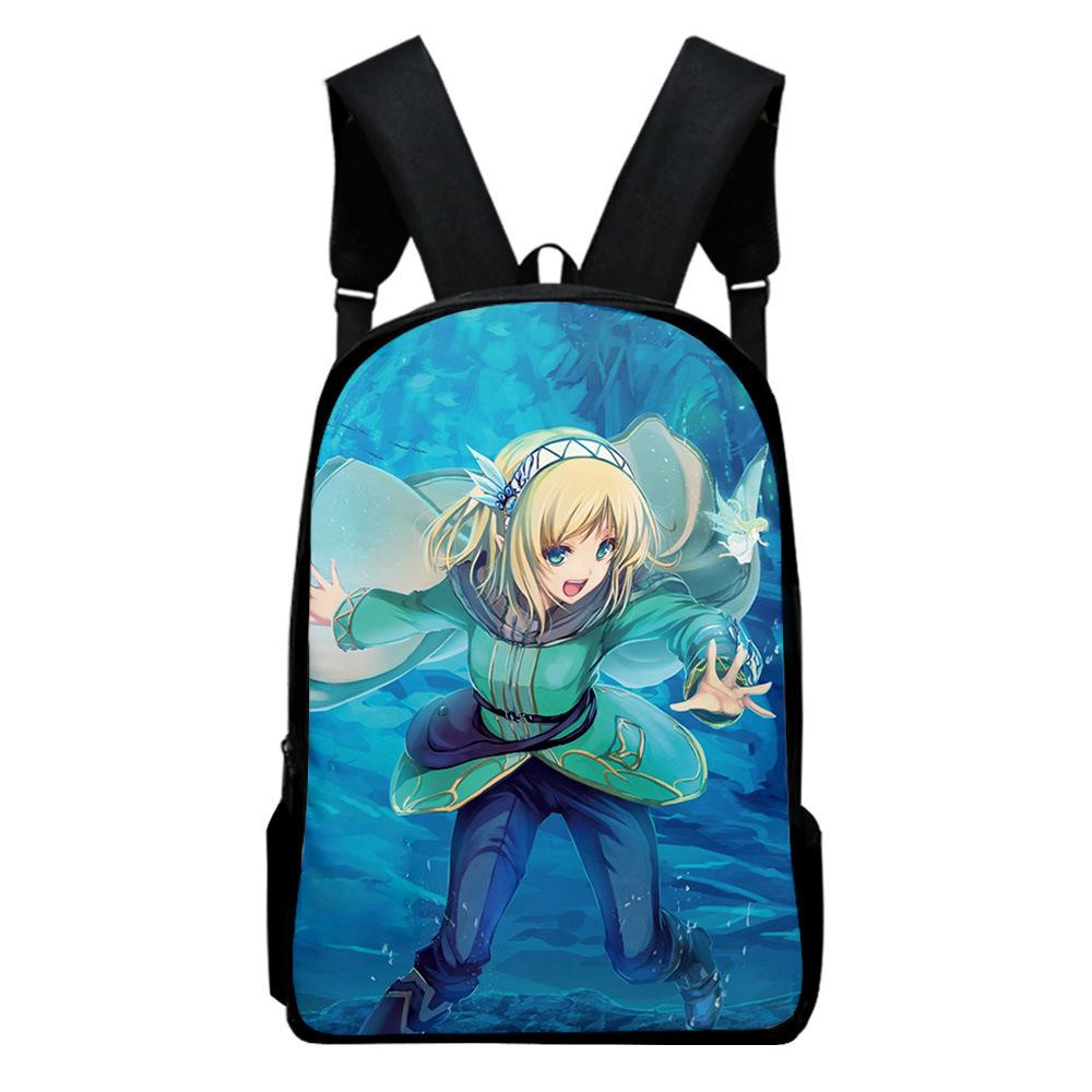 Classic Novelty WORLD OF LEADALE Notebook Backpacks pupil School Bags 3D Print Oxford Waterproof Boys/Girls Laptop Backpacks