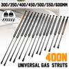 2 Universal-Gasdruckfedern 440mm – Wählbare Kraft Von 50N Bis 1500N, Für Auto, Schrank, Bett, Fenster & Mehr