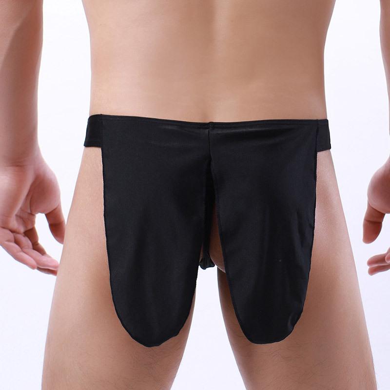 Sexy Men Thongs Underwear Creative Dovetail Design Gay G-Strings Bow Knot Man Panties Penis Bag Jockstrap Fetish Erotic Lingerie
