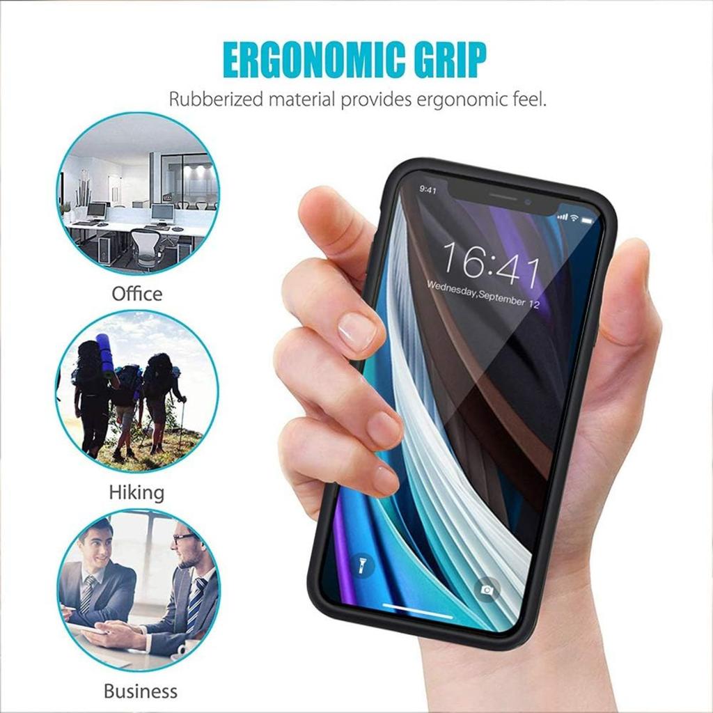 Battery Case for iPhone 12 Mini, Full Encircle 6000mAh Ultra-Slim Rechargeable Portable Charging Cover Extended Battery Pack Compatible with iPhone